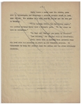 Moe Howard's 18pp. Outline Dated October 1938 for The Three Stooges Film ''Saved by the Belle'' -- With Numerous Annotations in Moe's Hand Throughout -- Very Good Condition